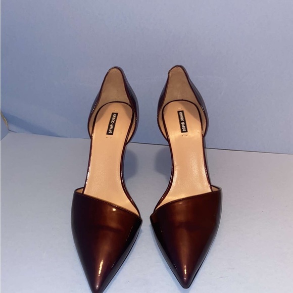 Giorgio Armani Leather Heels - Picture 1 of 4
